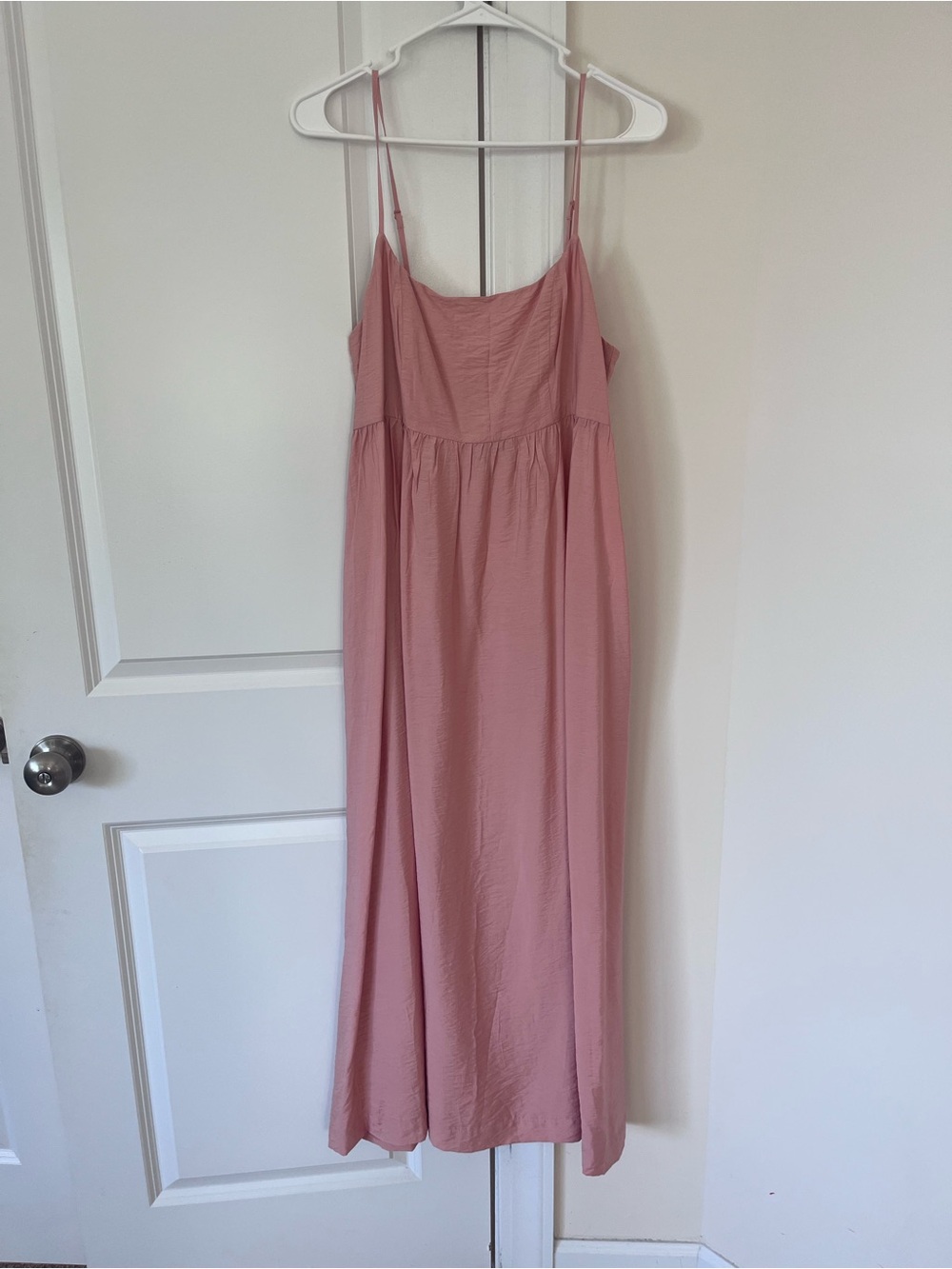 a new day Dusty Rose Spaghetti Strap Maxi Dress